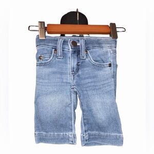 Wrangler Baby Denim Shorts Light Wash 0-3M Cowboy Western Jeans NWT